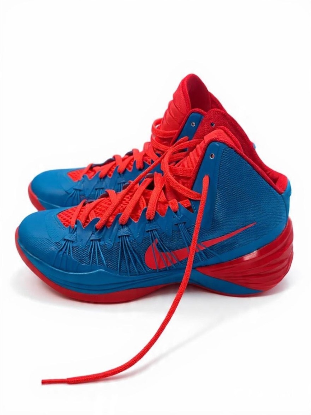 Nike Men’s Basketball Shoes – Blue & Red – Size 8.5